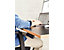 Schreibtisch elektrisch höhenverstellbar Josi | BxT 120 x 80 cm | Platin | Novigami