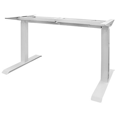Schreibtischgestell elektrisch höhenverstellbar Ototo | BxT 1100 - 1700 x 686 mm | Weiß | Novigami