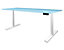 Bureau assis debout électrique Josi | LxP 120 x 80 cm | Rose | Novigami