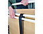 Table pliante Leni | Réglable en hauteur | HxLxP 650-770 x 1000 x 600 mm | Blanc | Novigami