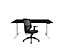 Ensemble de bureau | Bureau réglable en hauteur électriquement Ototo | Blanc | 120 cm | Chaise de bureau Lokai incluse | Noir | Easy Deal Tamagai | Novigami