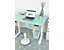 Schreibtisch elektrisch höhenverstellbar Ototo | BxT 1400 x 800 mm | Weiß | Gestell Schwarz | Novigami