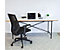 Ensemble de bureau | Table de réunion Yori | Pliable | Sans roulettes | HxL 740 x 1600 mm | Chaise de bureau Lokai incluse | Noir | Easy Deal Tamagai | Novigami