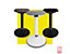 Ergonomischer Sitzhocker | Höhenverstellbar 56-81 cm | Tari | Novigami