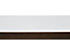 Schreibtischplatte Kuzai | BxT 1400 x 800 mm | Weiß-Panama-Eiche | Novigami