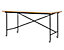 Lot de 4x table pliante Yori | Sans roulettes | HxLxP 740 x 1600 x 800 mm | Easy Deal | Novigami