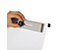 Dreibein-Flipchart | mit einem Arm | höhenverstellbar | BxHxT 70 x 105-180 x 70 cm | Weiß | Certeo