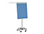 Mobiles Flipchart | höhenverstellbar | BxHxT 68 x 170-190 x 64 cm | Blau | Certeo