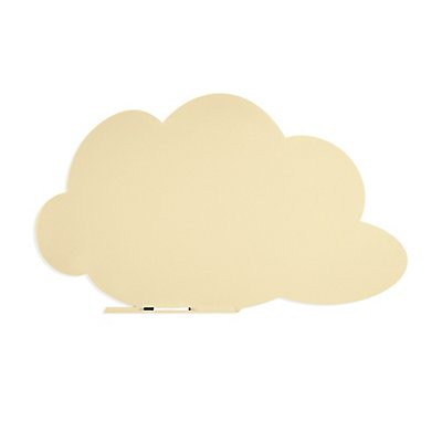 Whiteboard Wolke | Rahmenlos | lackierte Oberfläche | BxH 115 x 75 cm | Perlweiß | Certeo