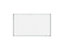 Whiteboard | emaillierte, matte Oberfläche | BxH 100 x 120 cm | Matt weiß, Aluminiumrahmen | Certeo