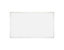 Whiteboard | doppelseitig lackierte Oberfläche | BxH 120 x 90 cm | Weiß, Aluminiumrahmen | Certeo