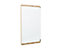 Whiteboard | Magnethaftende Oberfläche | BxHxT 75 x 115 x 12 cm | Weiß, Eiche | Certeo