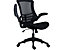Bürodrehstuhl Sprint | Mit Netz-Rückenlehne und Kopfstütze | Schwarz | Certeo