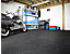 Lot de 91x dalle PVC + 7x bordure biseautée pour garage standard de 3 x 6m | Rainuré |Noir | Mega Deal | Certeo