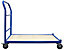 Plattformwagen | HxBxT 1000 x 1050 x 475 mm | Geschlossene Ladefläche | Zwei Schiebebügel | Tragkraft 250 kg | Certeo 