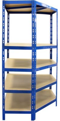 Werkstattregal | Eckelement | HxBxT 1800 x 900 x 450 mm | Certeo