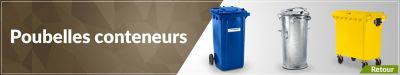 Poubelles conteneurs