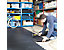 Lot complet de 91 dalles PVC et 7 bordures biseautées pour garage de 3 x 6 m | Rainuré | Gris/Noir | Mega Deal | Certeo