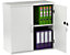 1x Armoire de bureau XXL | 1 étagère | LxPxH 960 x 530 x 816 mm | Blanc | Karbon | Certeo