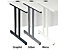 Bureau rectangulaire Deluxe avec 3 tiroirs | piétement en C | LxP 1400 x 800 mm | Pieds graphite | Hêtre | Karbon K3