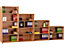 XXL-Bücherregal Karbon | 2 Fachböden | BxTxH: 960 x 530 x 1204 mm | Weiß | Certeo