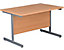Table de réunion rectangulaire | LxPxH 1200 x 800 x 730 mm | Piétement argenté | Blanc | Karbon | Certeo