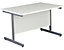 Table de réunion rectangulaire | LxPxH 1200 x 800 x 730 mm | Piétement graphite | Blanc | Karbon | Certeo