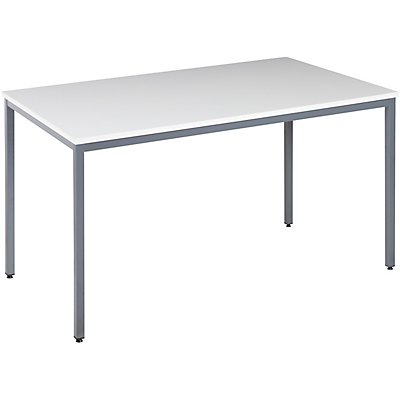 Flexi-Tisch Karbon | Rechteckig | BxTxH 1200 x 800 x 725 mm | Graphit Rahmen | Weiß | Certeo