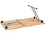 Table de bureau pliable rectangulaire | 1200 x 800 mm | Karbon | Certeo