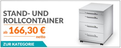 Stand- und Rollcontainer von Hammerbacher