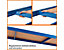 Stabiles Garagenregal | Tragkraft bis zu 600 Kg pro Fachboden | HxBxT 1770 x 900 x 450 mm | Silber