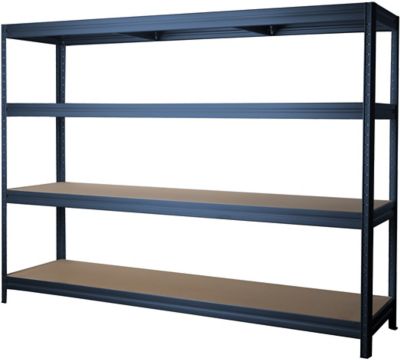 Étagère de rangement pour cave | Jusqu'à 600 Kg par niveau | HxLxP 1770 x 900 x 450 mm | Argent