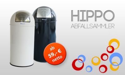 HIPPO Push-Abfallsammler