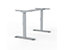 Tischgestell manuell höhenverstellbar | M-MORE | HxB 670-900 x 1070-1880 mm | verkehrsschwarz | Certeo