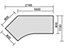 Eckschreibtisch 135° | Manuell höhenverstellbar | Ecke links | BxTxH 2166 x 1130 x 680-820 mm | Lichtgrau-Silber | Geramöbel