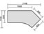 Eckschreibtisch 135° | Manuell höhenverstellbar | Ecke rechts | BxTxH 2166 x 1130 x 680-860 mm | Nussbaum-Silber | Geramöbel