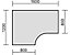 Büroschreibtisch | Manuell höhenverstellbar | Ecke links | BxTxH 1600 x 1200 x 680-820 mm | Nussbaum-Silber | Geramöbel