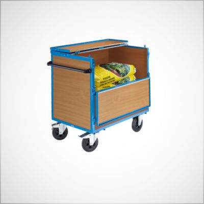 Transportwagen, klappbar und luftbereift | certeo.de