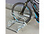 Range-vélos galvanisé, utilisable sur deux côtés – 3 places