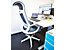Bürodrehstuhl Spectra | Mit Design-Rückenlehne | Inkl. Kopfstütze | Grau