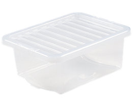 Universal-Box zusammensteckbar stapelbar Aufbewahrungsbox transparent 